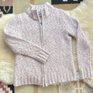 Croft & Barrow Petite Small Knit Sweater Light Pink